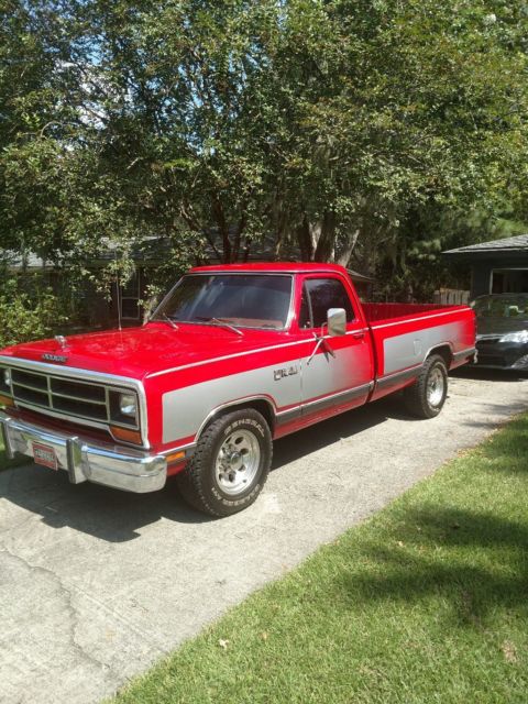 1987 Red Dodge Other Pickups Standard Cab Pickup