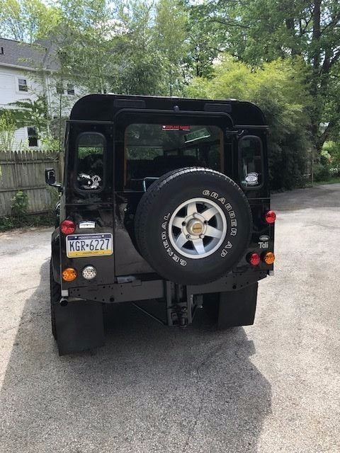 1980 Black Land Rover Defender Wagon
