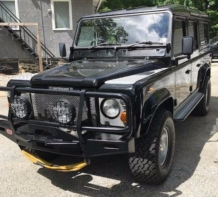 1980 Black Land Rover Defender Wagon