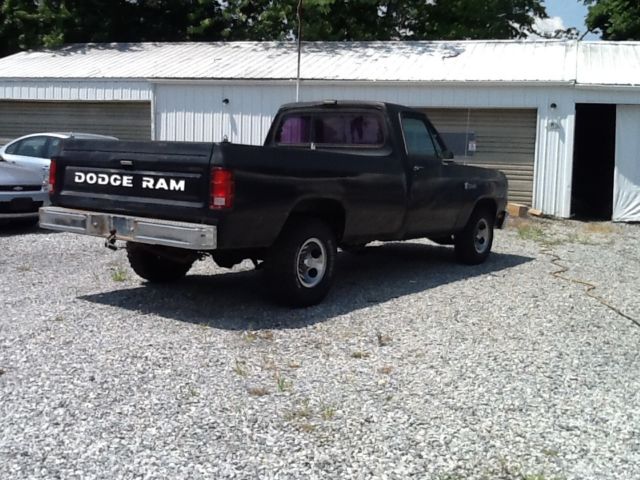1987 Black Dodge Other Pickups Standard Cab Pickup
