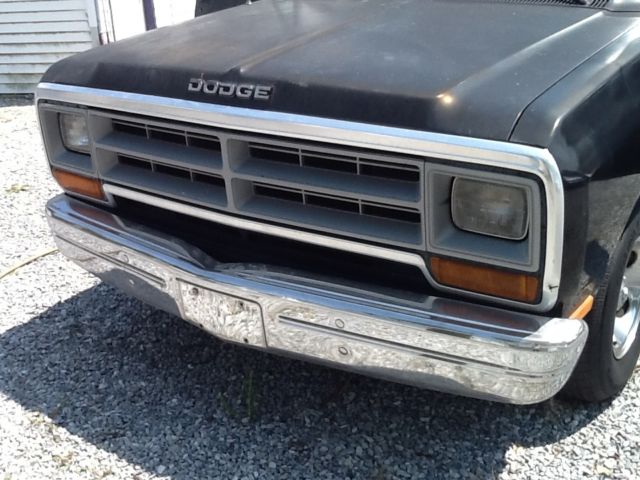 1987 Black Dodge Other Pickups Standard Cab Pickup