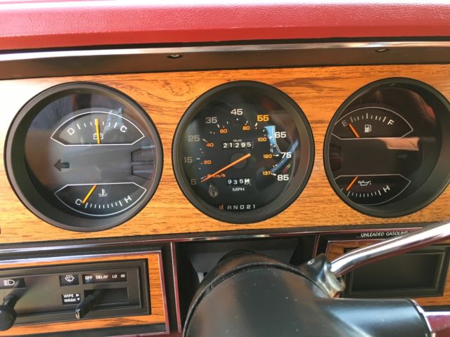 1987 Maroon Dodge Ramcharger SUV