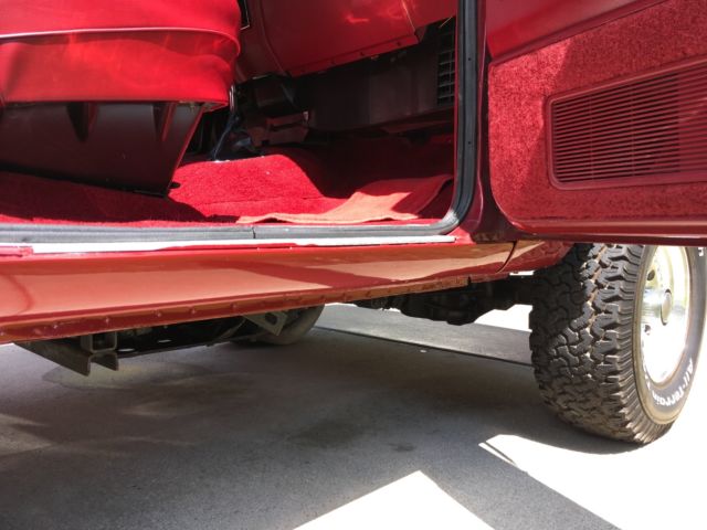 1987 Maroon Dodge Ramcharger SUV