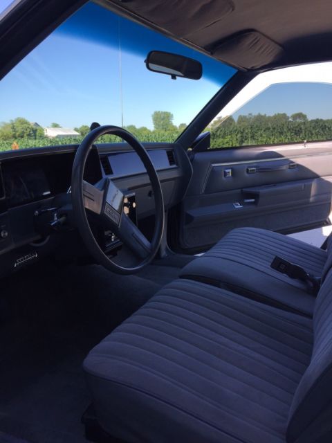 1987 Black Chevrolet El Camino