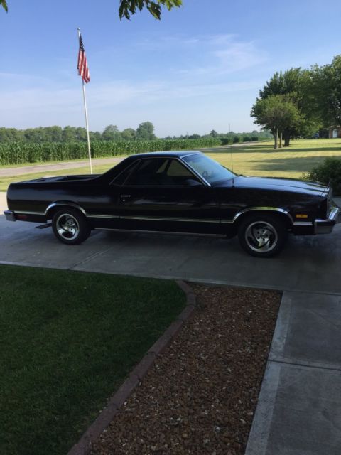 1987 Black Chevrolet El Camino