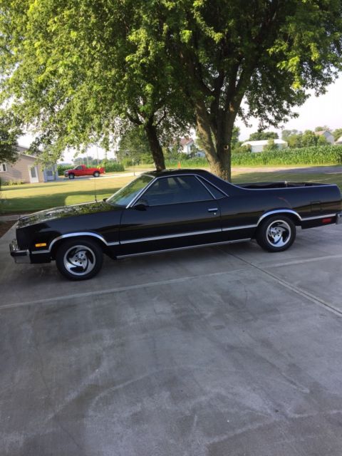1987 Black Chevrolet El Camino