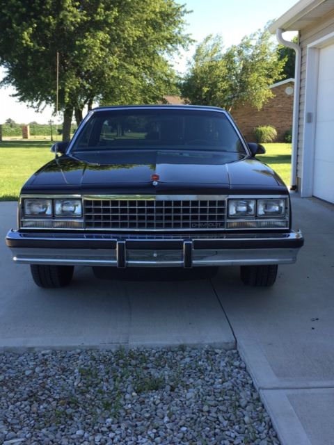 1987 Black Chevrolet El Camino