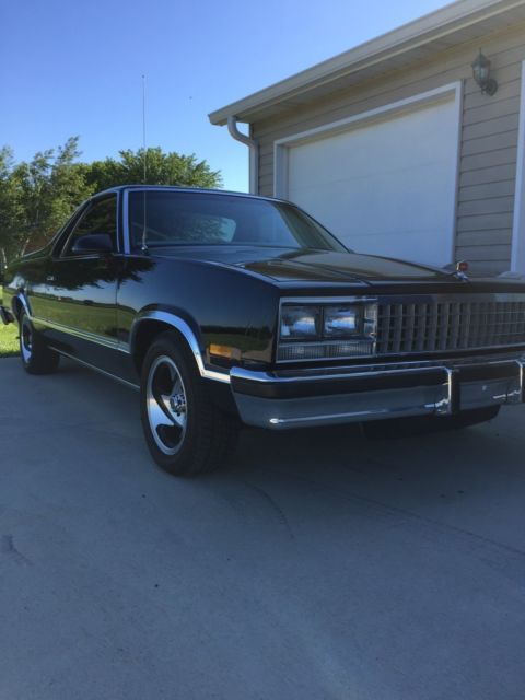 1987 Black Chevrolet El Camino