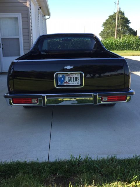1987 Black Chevrolet El Camino