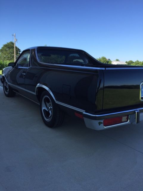1987 Black Chevrolet El Camino