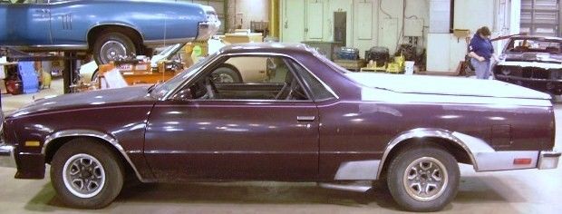1987 Burgundy Chevrolet El Camino Standard Cab Pickup