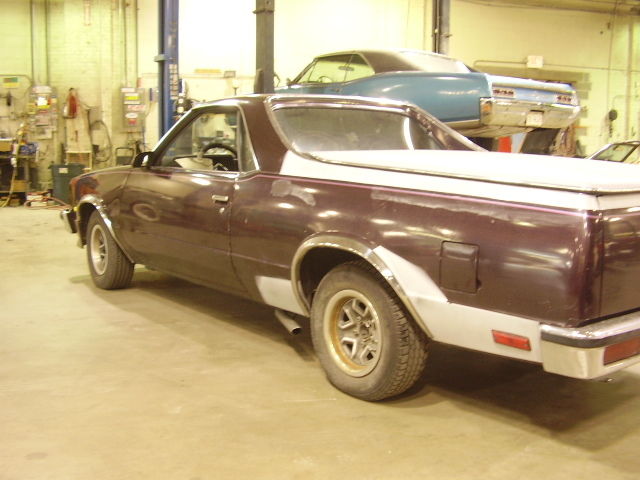 1987 Burgundy Chevrolet El Camino Standard Cab Pickup