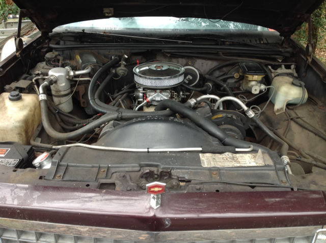 1987 Burgundy Chevrolet El Camino Standard Cab Pickup