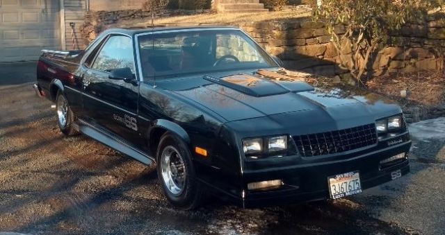 1987 Black Chevrolet El Camino