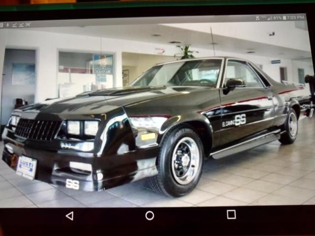 1987 Black Chevrolet El Camino