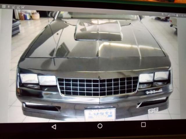 1987 Black Chevrolet El Camino