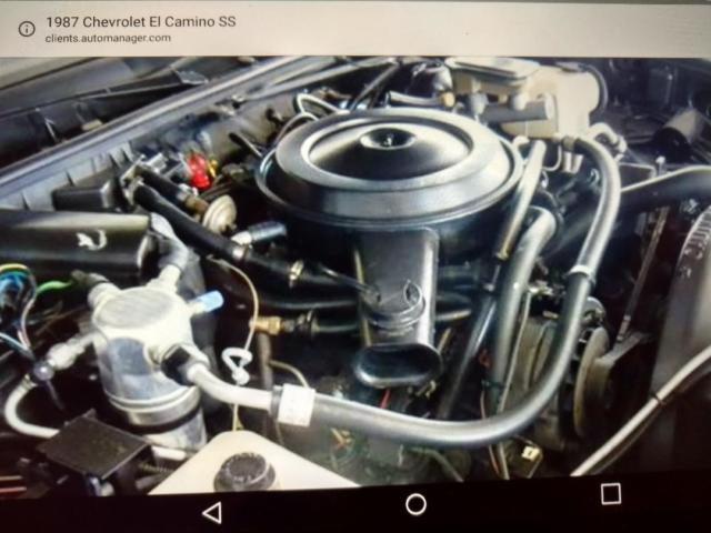 1987 Black Chevrolet El Camino
