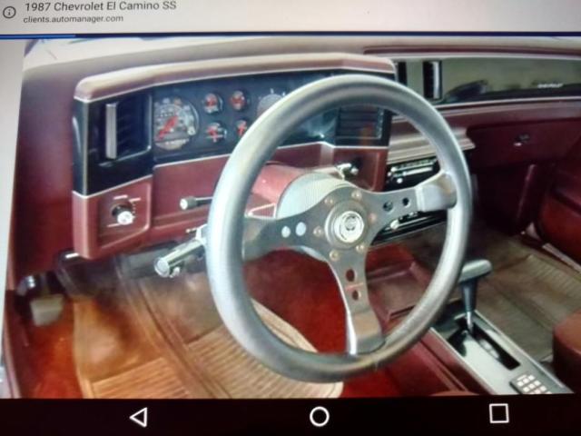 1987 Black Chevrolet El Camino