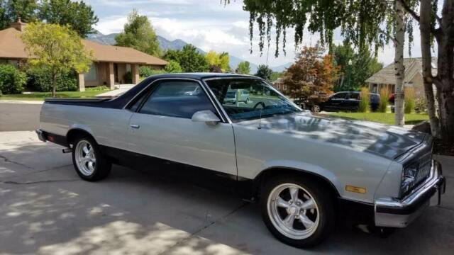 1987 Silver Chevrolet El Camino