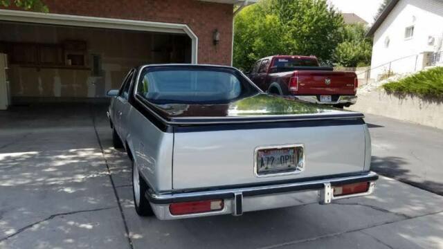 1987 Silver Chevrolet El Camino