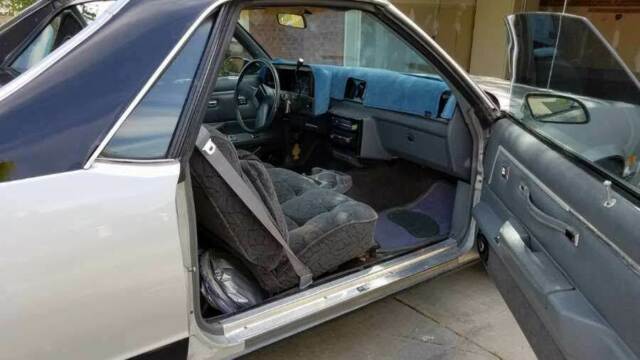 1987 Silver Chevrolet El Camino