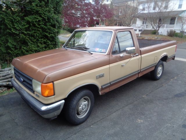1987 Brown Ford F-150 Cab & Chassis