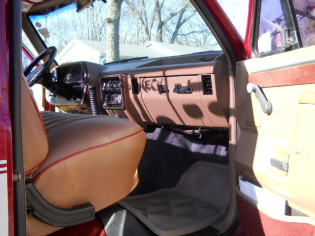 1987 Red Ford F-250 Standard Cab Pickup
