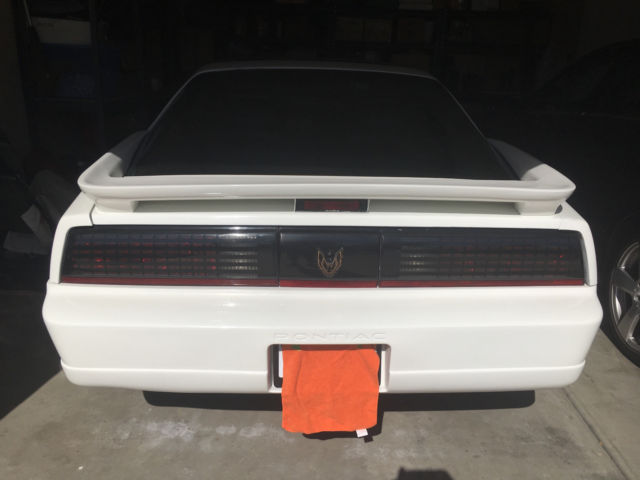 1987 White Pontiac Trans Am Coupe