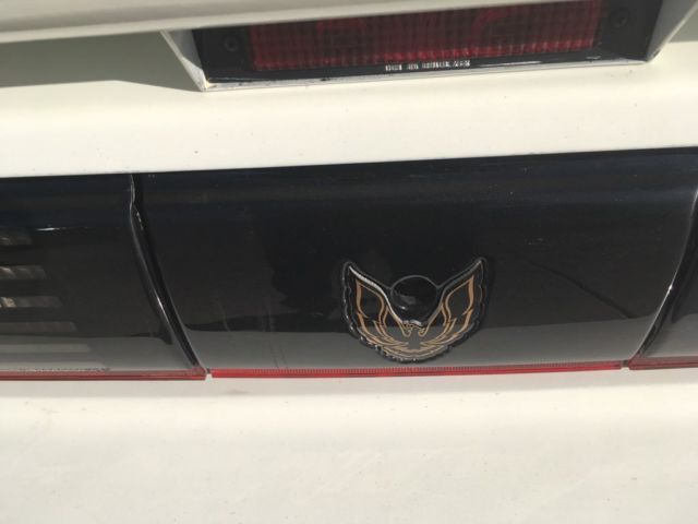 1987 White Pontiac Trans Am Coupe