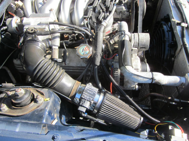 1987 Blue Ford Mustang Convertible