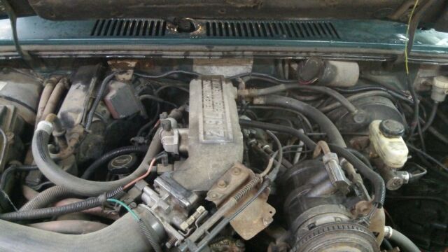 1987 Green Ford Bronco II Cab & Chassis