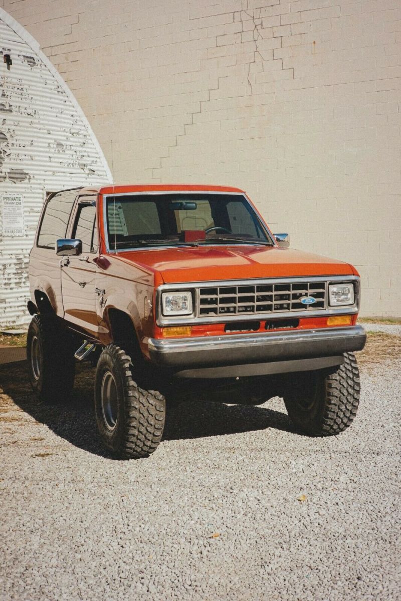 1987 Red Ford Bronco II