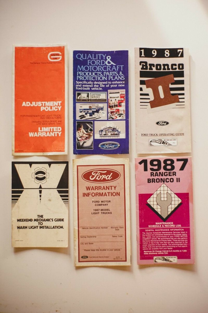 1987 Red Ford Bronco II