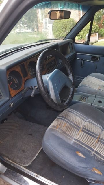 1987 Blue/Silver Ford Bronco II SUV
