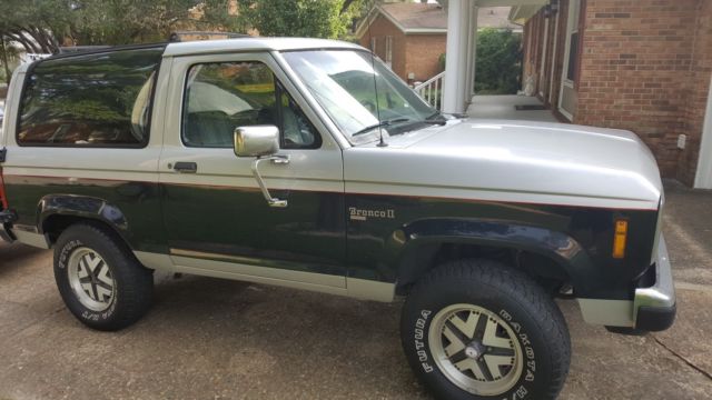 1987 Blue/Silver Ford Bronco II SUV