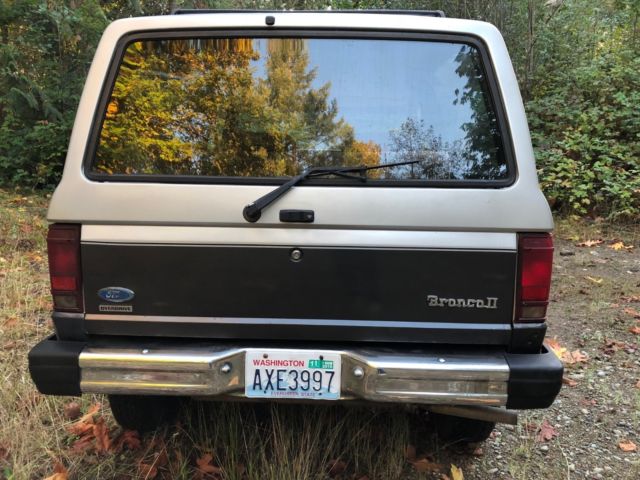 1987 Silver Ford Bronco II SUV
