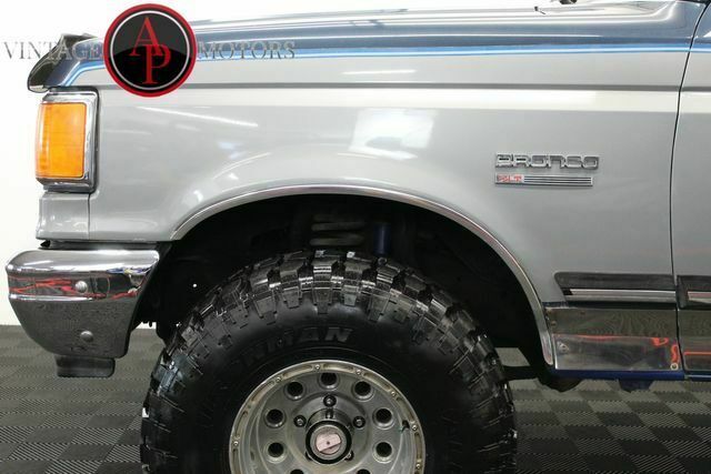 1987 Silver Ford Bronco --