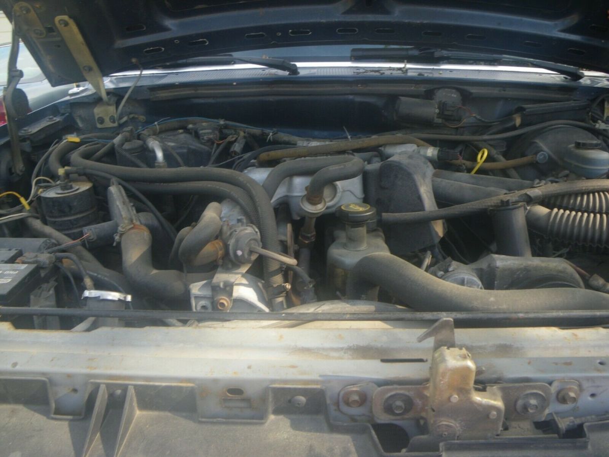 1987 Blue Ford F-150 Standard Cab Pickup