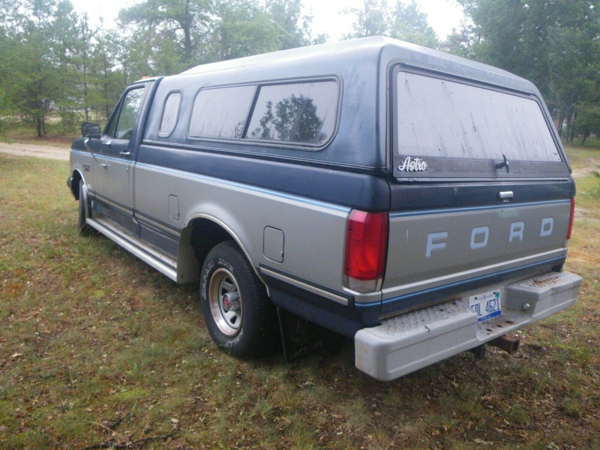 1987 Blue Ford F-150 Standard Cab Pickup