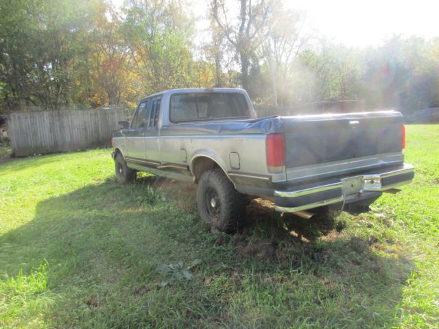 1987 Blue, Gray & Surface Rust Ford F-150 Extended Cab Pickup