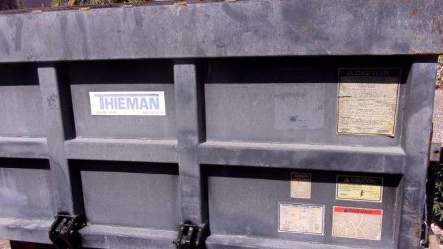 1987 White Ford F-350 stake bed