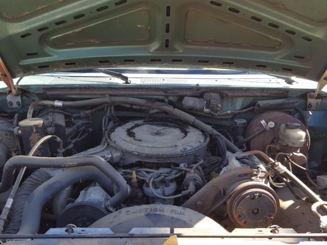 1987 Green Ford F-350 Standard Cab Pickup