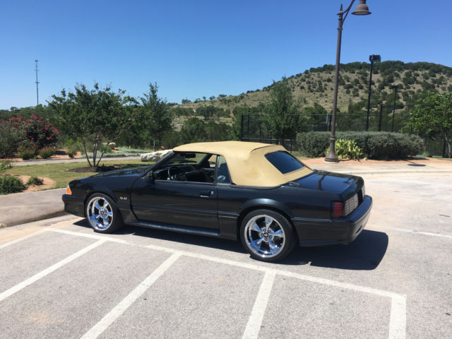 1987 Gray Ford Mustang Convertible
