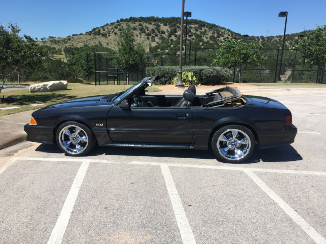 1987 Gray Ford Mustang Convertible