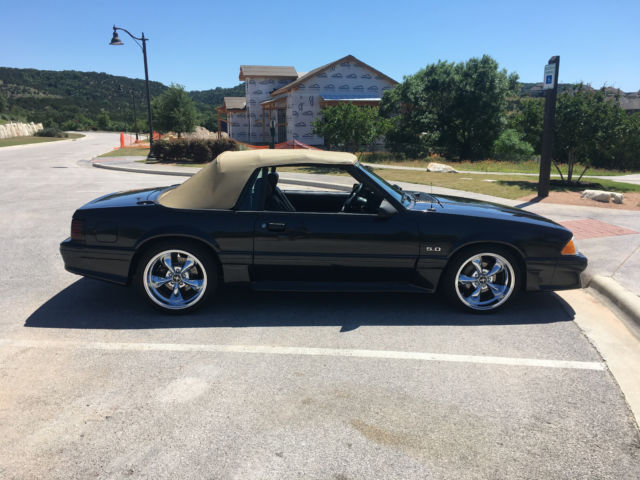 1987 Gray Ford Mustang Convertible