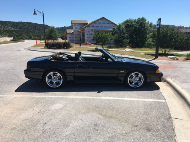1987 Gray Ford Mustang Convertible
