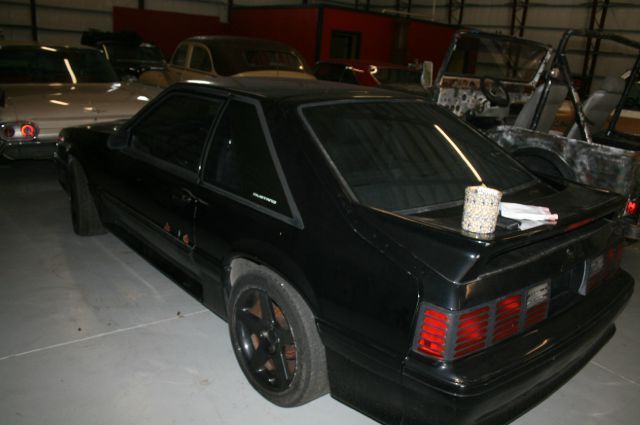 1987 Black Ford Mustang Hatchback