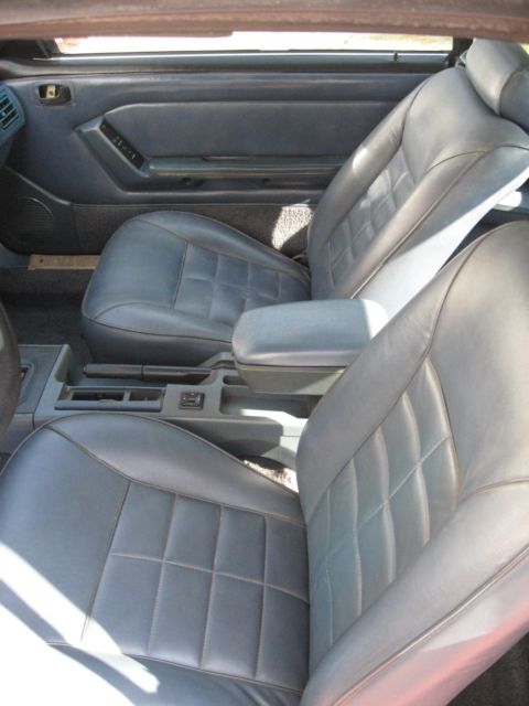 1987 BLUE Ford Mustang Convertible