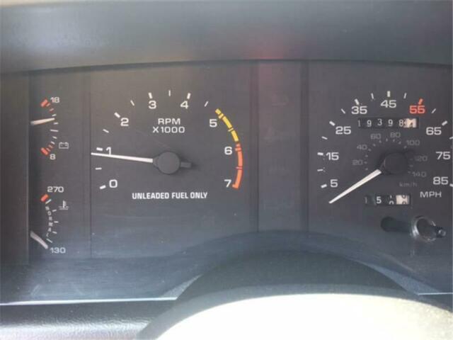 1987 Red Ford Mustang Convertible