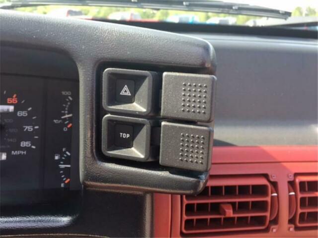 1987 Red Ford Mustang Convertible